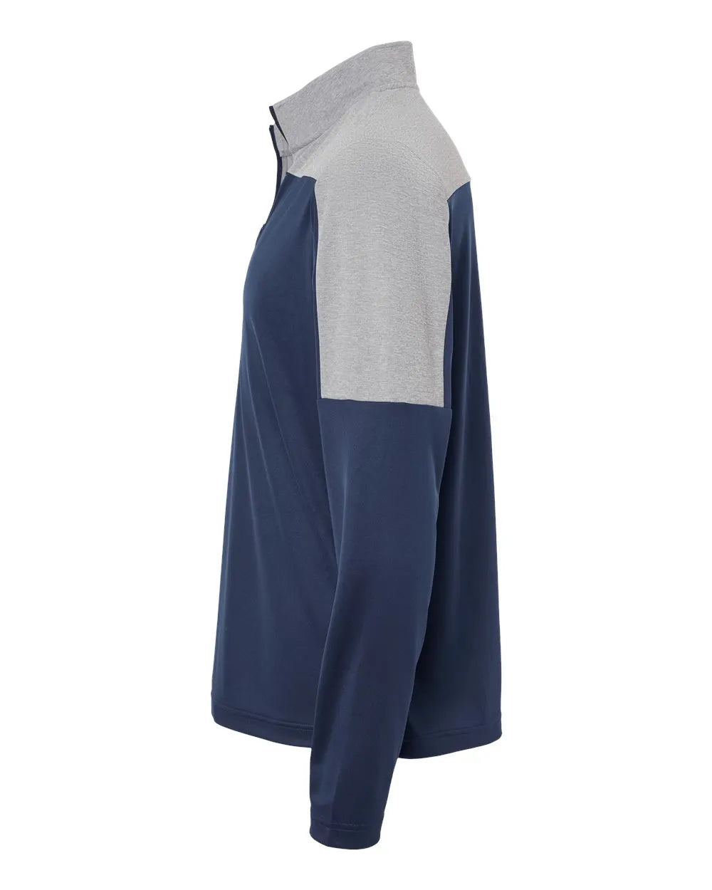 Lightweight Quarter-Zip Pullover collegiate navy/ grey three melange_4