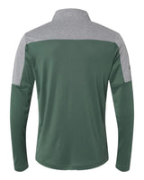 Lightweight Quarter-Zip Pullover green oxide/ grey three melange_5