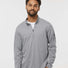 Lightweight Quarter-Zip Pullover grey three melange