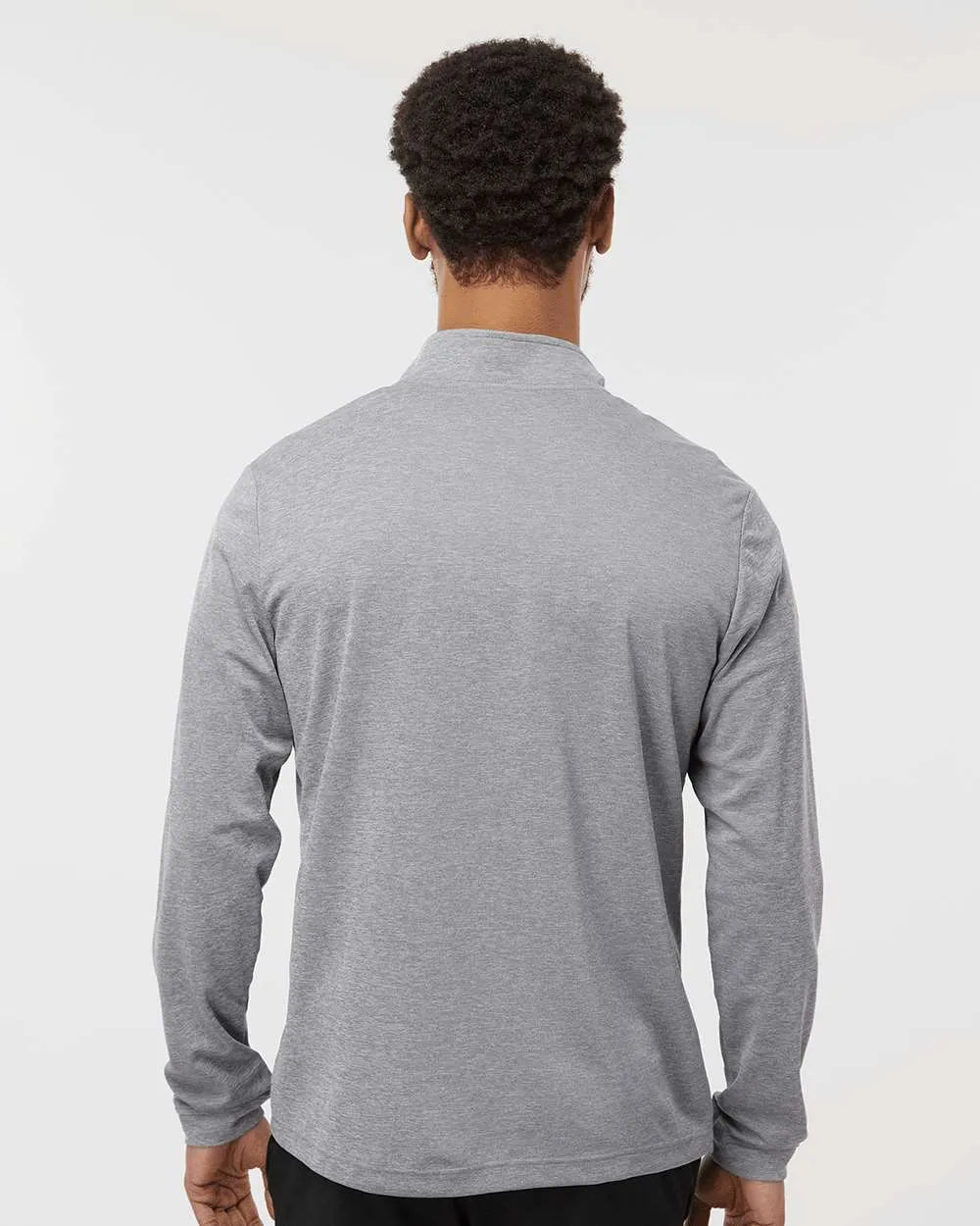 Lightweight Quarter-Zip Pullover grey three melange_1