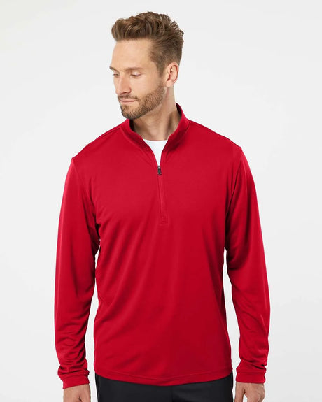 Lightweight Quarter-Zip Pullover power red