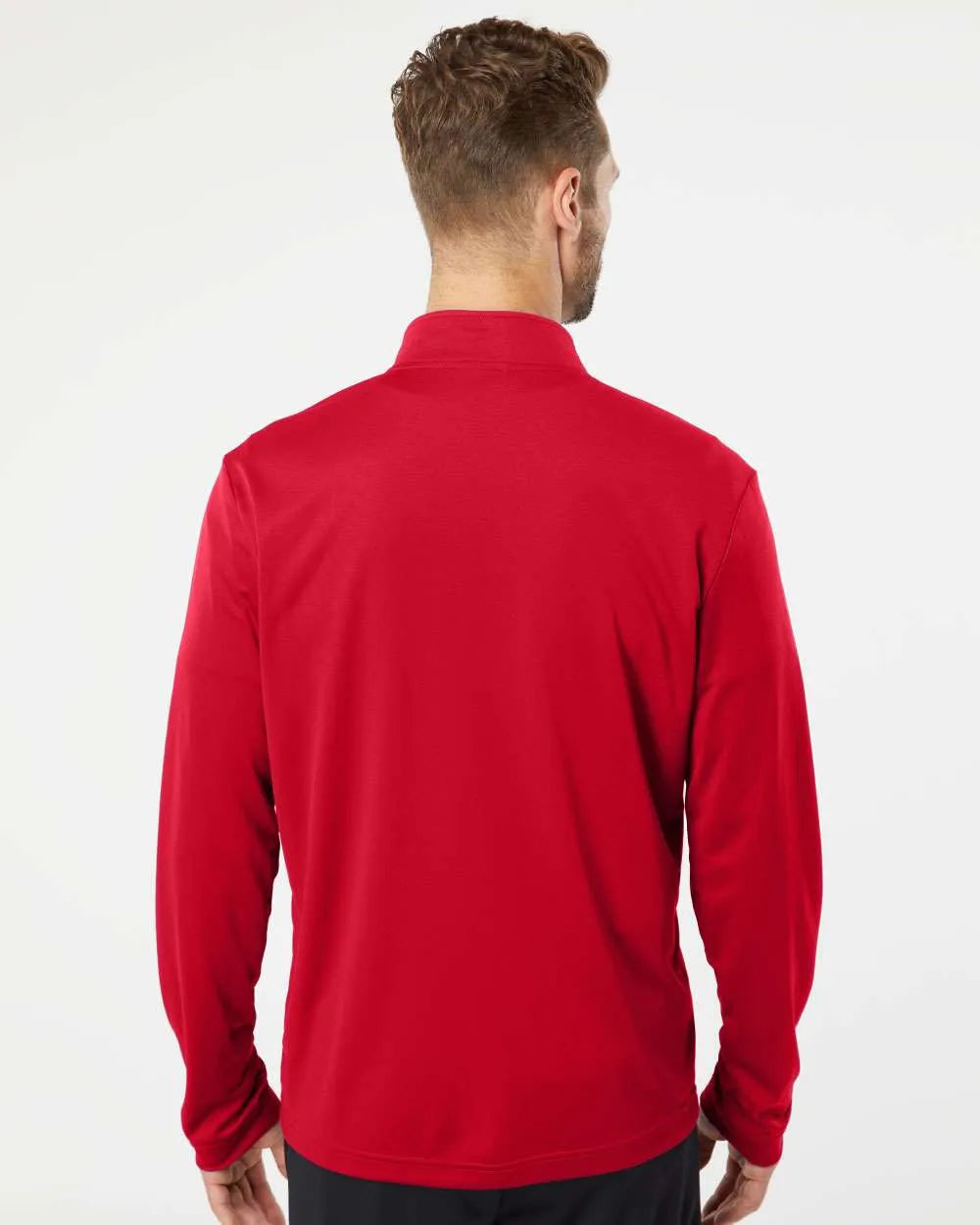 Lightweight Quarter-Zip Pullover power red_1