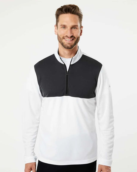 Lightweight Quarter-Zip Pullover white/ carbon