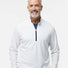 Lightweight Quarter-Zip Pullover white/ navy