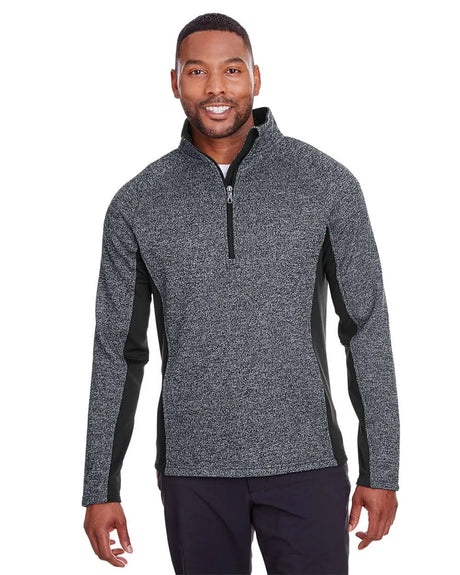 Men's Constant Half-Zip Sweater Black Hthr/ Blk