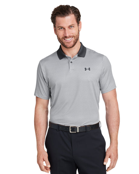 Men's 3.0 Printed Performance Polo Black