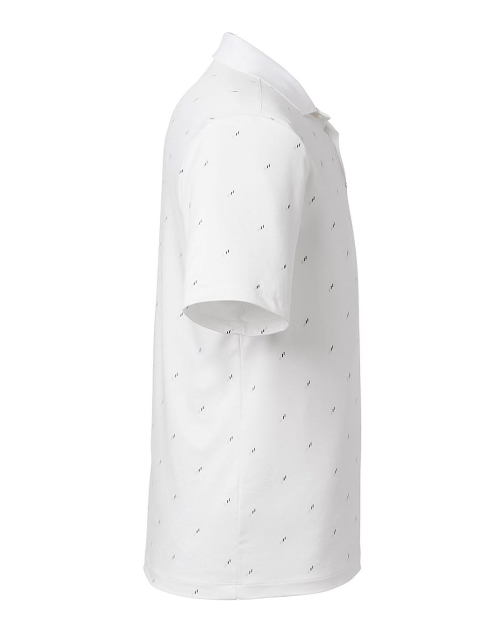 Men's 3.0 Printed Performance Polo White/ Black_4