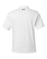 Men's 3.0 Printed Performance Polo White/ Black_5