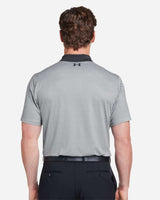 Men's 3.0 Printed Performance Polo White/ Halo Grey_2