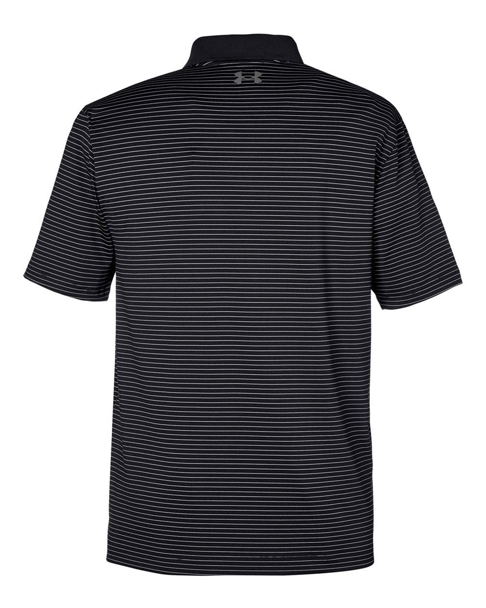 Men's 3.0 Striped Perf Polo Black_001_5