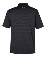 Men's 3.0 Striped Perf Polo Black_001_5