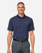 Men's 3.0 Striped Perf Polo Midnight Navy/ White