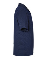 Men's 3.0 Striped Perf Polo Midnight Navy/ White_4