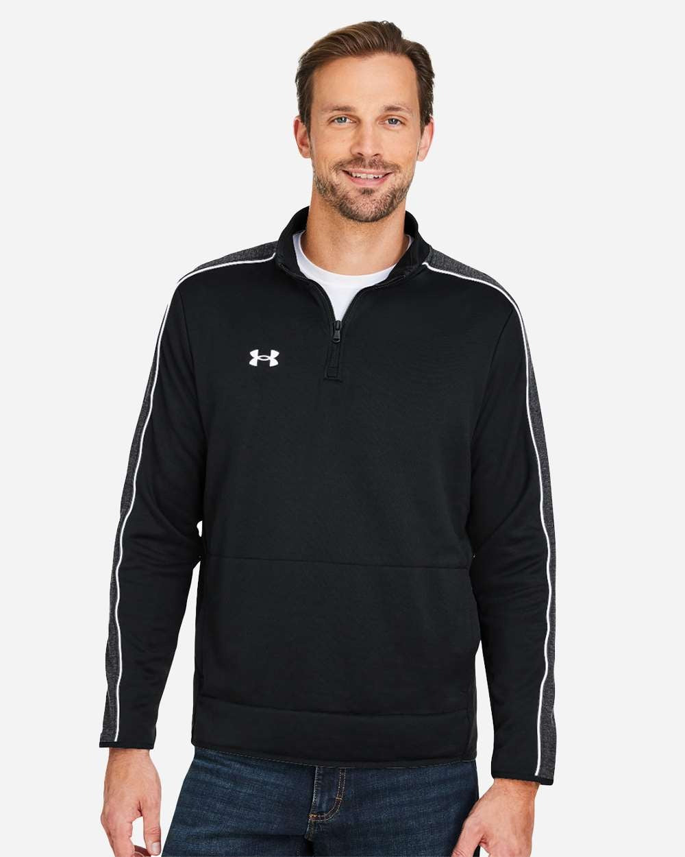 Men's Command 2.0 Quarter-Zip Pullover Black/ White