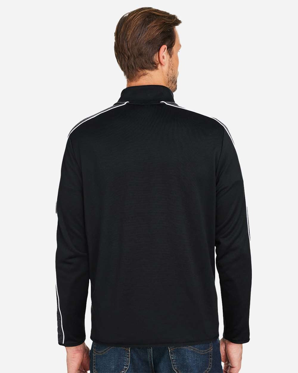 Men's Command 2.0 Quarter-Zip Pullover Black/ White_2