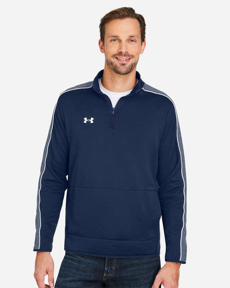 Men's Command 2.0 Quarter-Zip Pullover Midnight Navy/ White