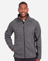 Men's Constant Full-Zip Sweater Fleece Jacket Black Heather/ Black