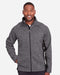 Men's Constant Full-Zip Sweater Fleece Jacket Black Heather/ Black