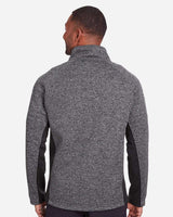 Men's Constant Full-Zip Sweater Fleece Jacket Black Heather/ Black_2