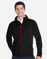Men's Constant Full-Zip Sweater Fleece Jacket Black/ Red