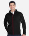 Men's Constant Full-Zip Sweater Fleece Jacket Black/ Red
