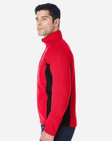 Men's Constant Full-Zip Sweater Fleece Jacket Red/ Black_1