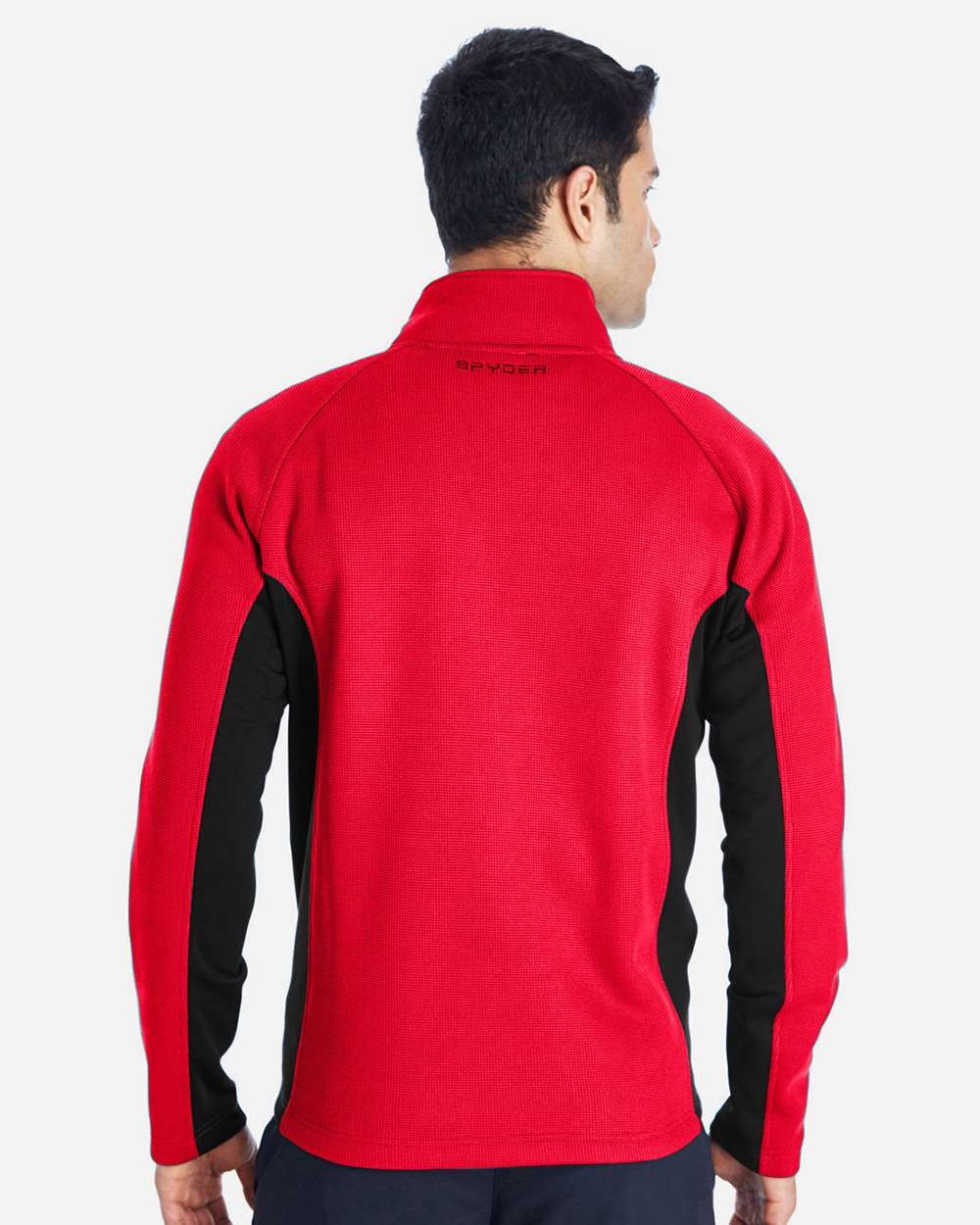 Men's Constant Full-Zip Sweater Fleece Jacket Red/ Black_2