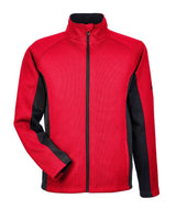 Men's Constant Full-Zip Sweater Fleece Jacket Red/ Black_3