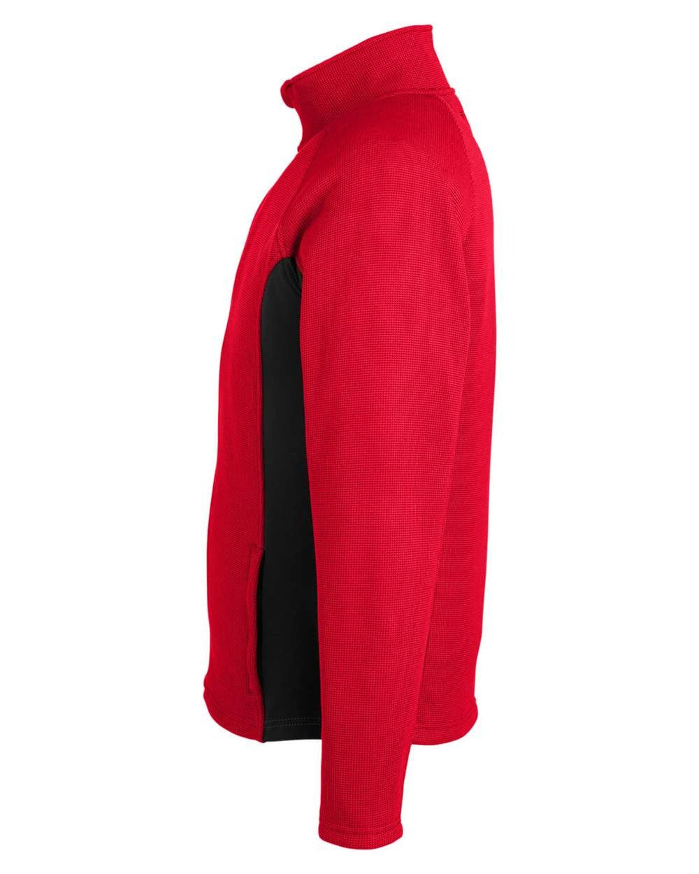Men's Constant Full-Zip Sweater Fleece Jacket Red/ Black_4