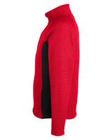 Men's Constant Full-Zip Sweater Fleece Jacket Red/ Black_4