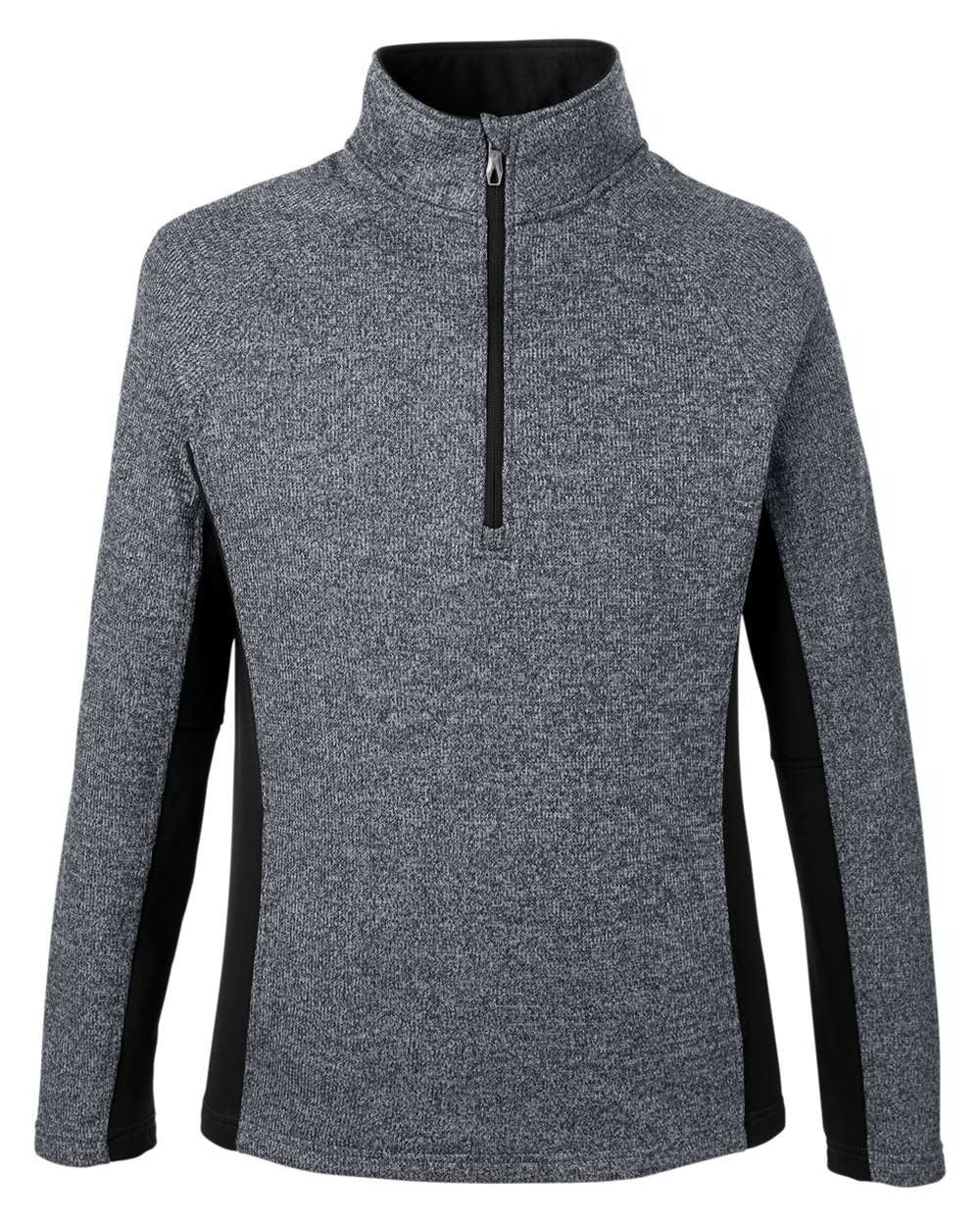 Men's Constant Half-Zip Pullover Sweater Black Heather/ Black_3