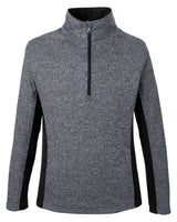 Men's Constant Half-Zip Pullover Sweater Black Heather/ Black_3