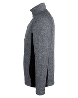 Men's Constant Half-Zip Pullover Sweater Black Heather/ Black_4
