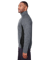 Men's Constant Half-Zip Sweater Black Hthr/ Blk_1