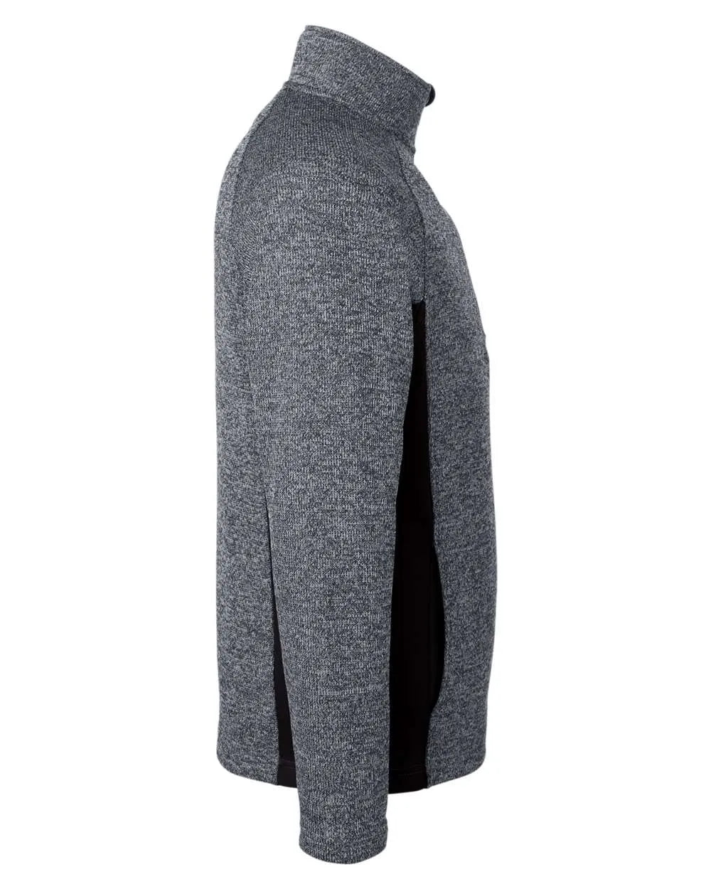 Men's Constant Half-Zip Sweater Black Hthr/ Blk_3