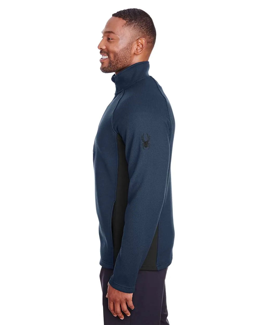 Men's Constant Half-Zip Sweater Denim Blues_2