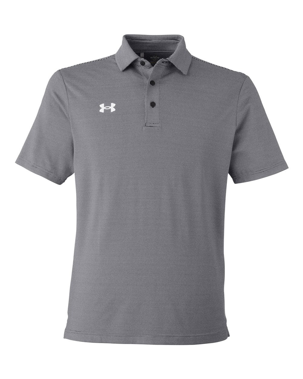 Men's Destin Drive Striped Performance Polo Black/ White_3