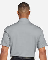Men's Destin Drive Striped Performance Polo Mod Grey/ White_2