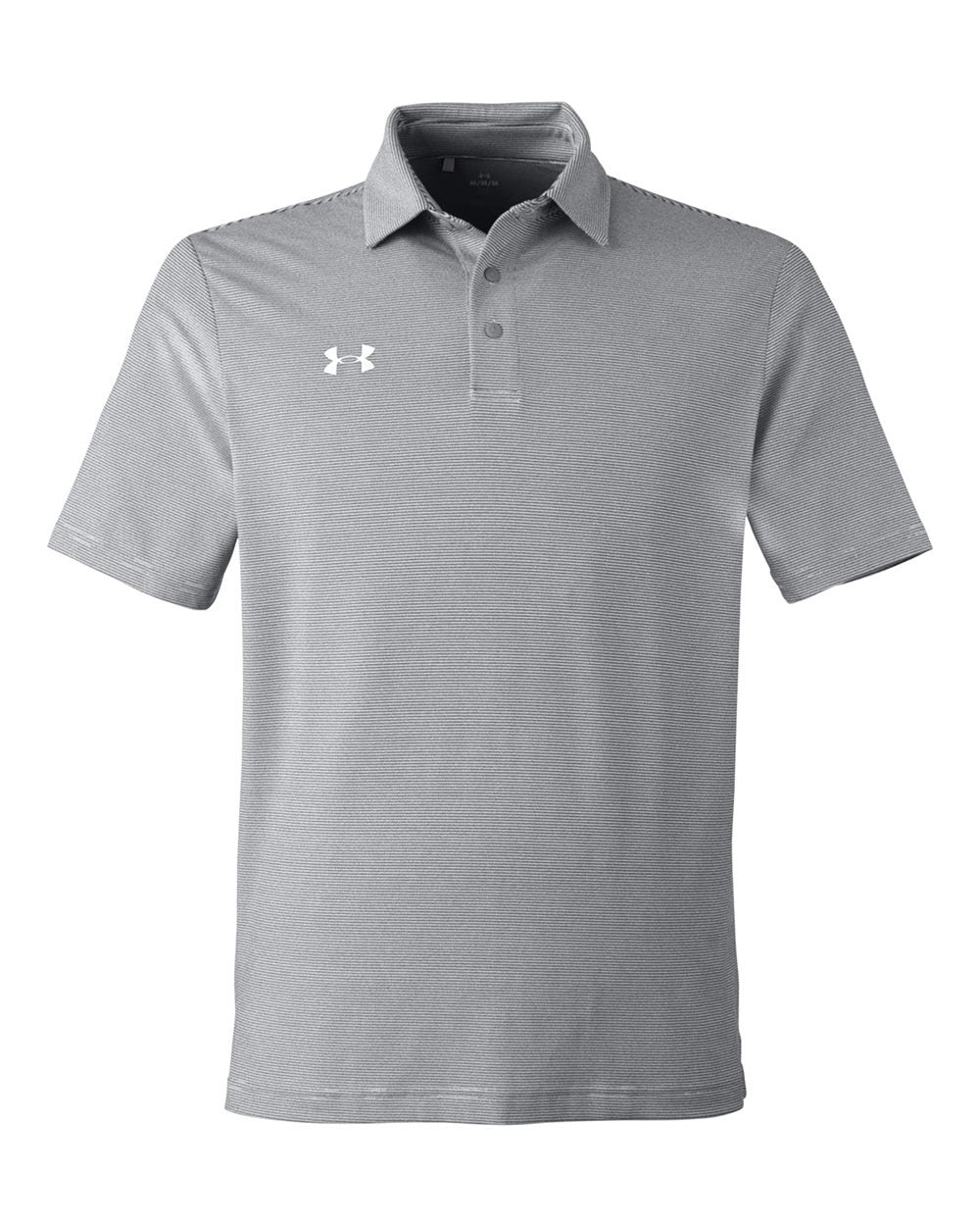 Men's Destin Drive Striped Performance Polo Mod Grey/ White_3