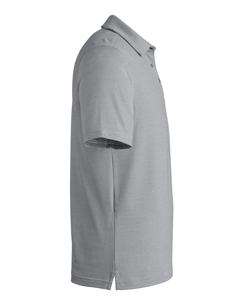 Men's Destin Drive Striped Performance Polo Mod Grey/ White_4