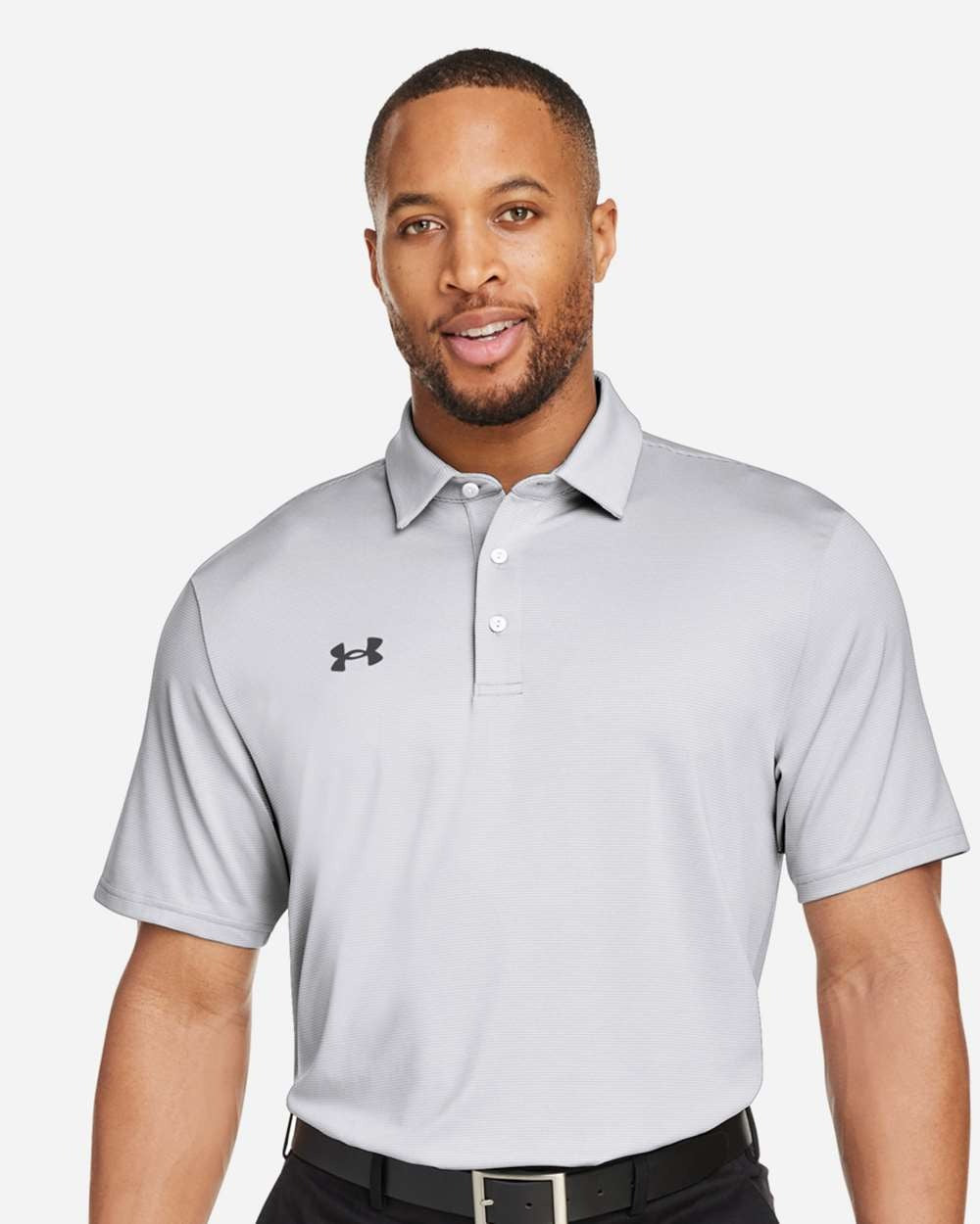 Men's Destin Drive Striped Performance Polo White/ Black