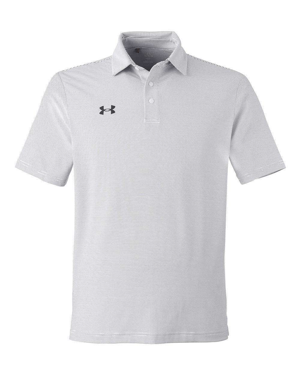 Men's Destin Drive Striped Performance Polo White/ Black_3