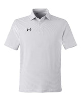 Men's Destin Drive Striped Performance Polo White/ Black_3