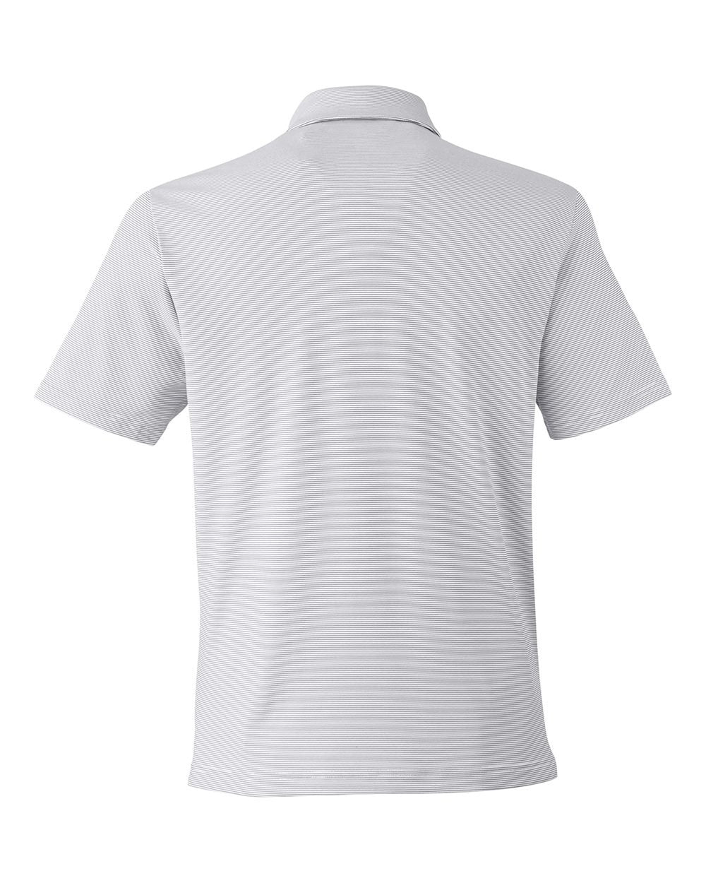 Men's Destin Drive Striped Performance Polo White/ Black_5