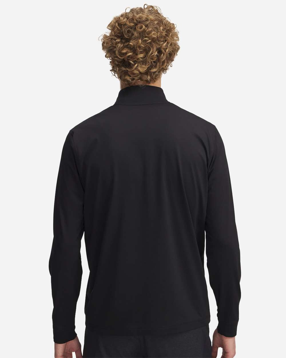 Men's Drive Quarter-Zip Pullover Black/ Castlerock_1