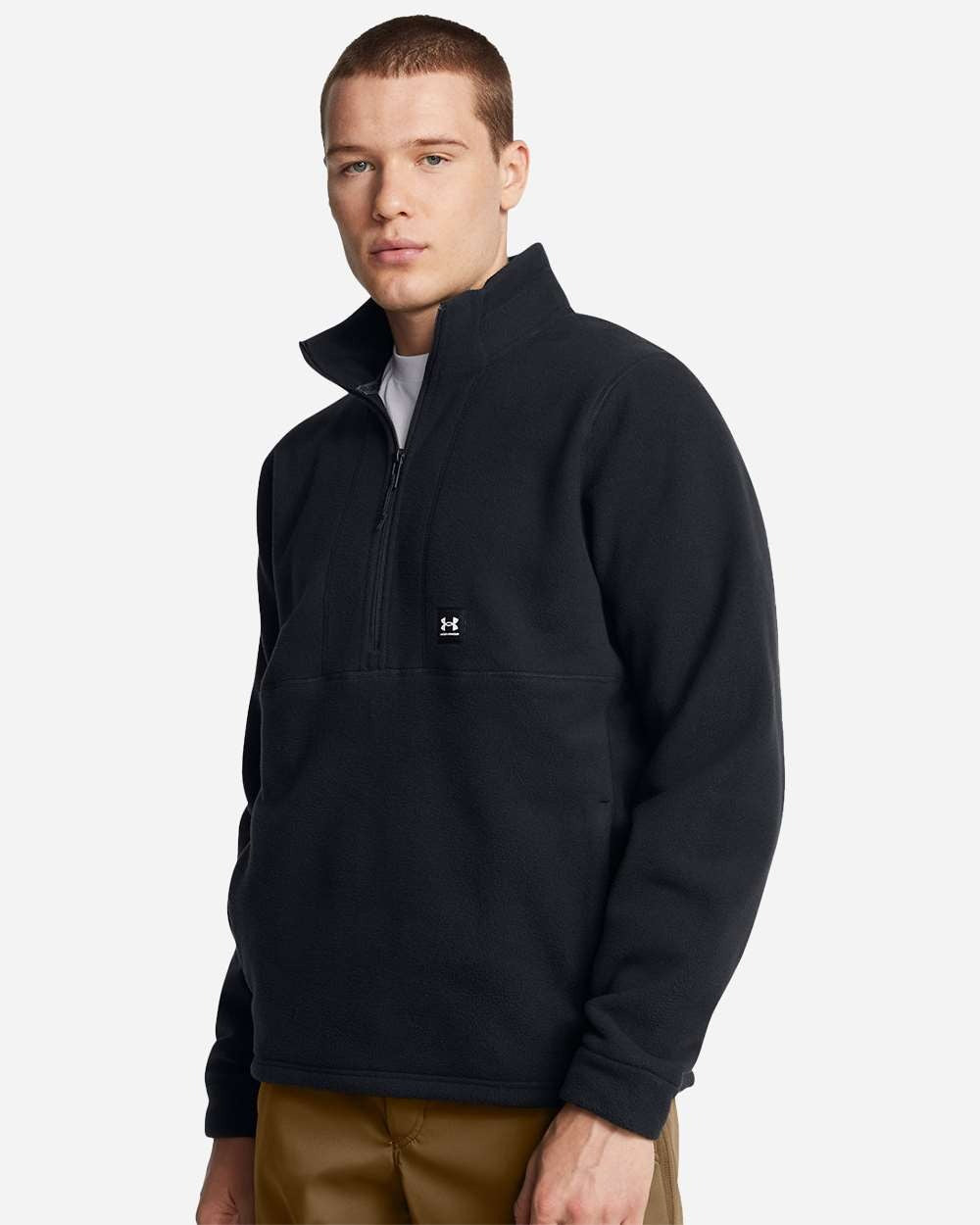 Men's Expanse Fleece Half-Zip Pullover Black/ Black