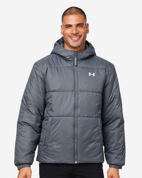 Men's LW Insulated Jacket Castlerock/ White
