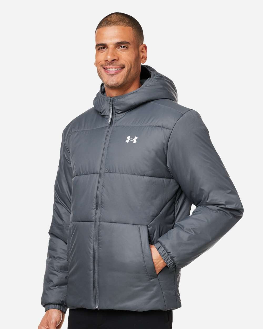 Men's LW Insulated Jacket Castlerock/ White_1