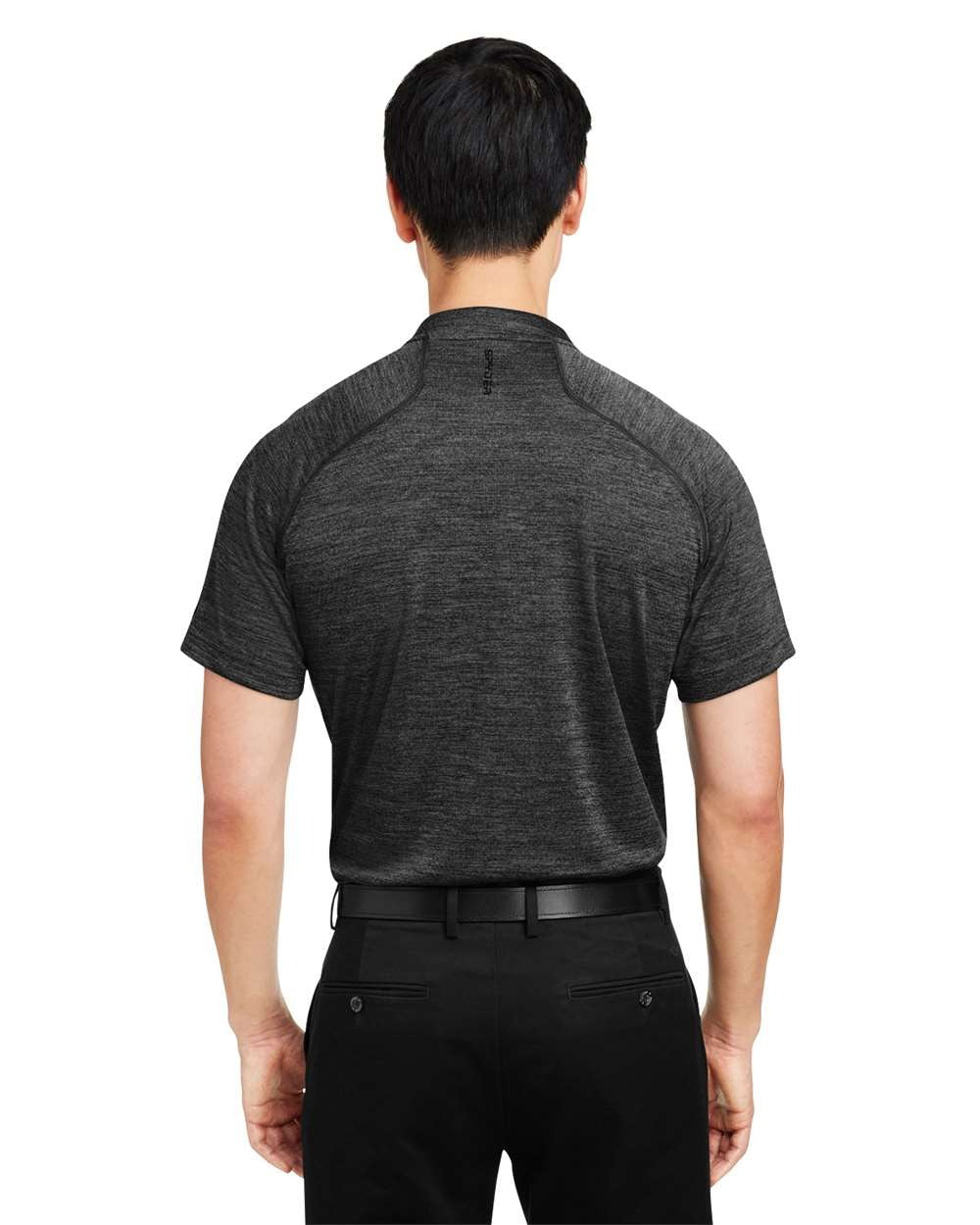 Men's Mission Blade Collar Polo Black Jasper_2