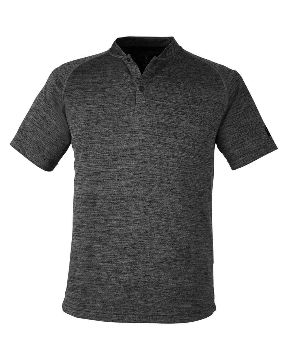 Men's Mission Blade Collar Polo Black Jasper_3